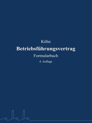 cover image of Betriebsführungsvertrag